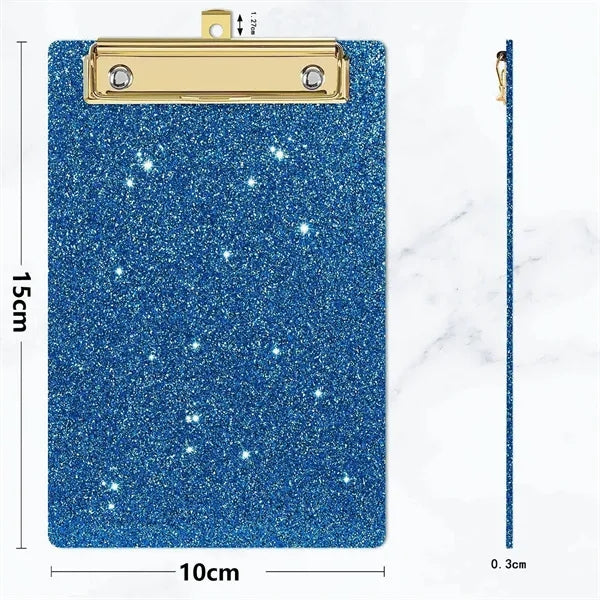 Glitter Acrylic Clipboard
