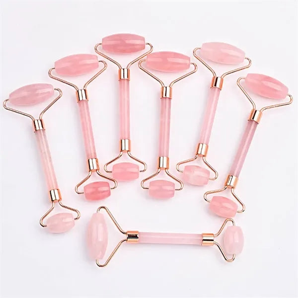 Rose Quartz Facial Massager Set