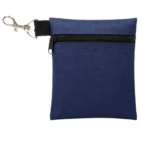 Professional Zipper Golf Tee Ball Pouch Bag