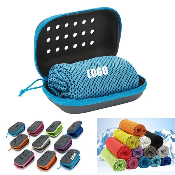 Cooling Sports Towel with EVA Case