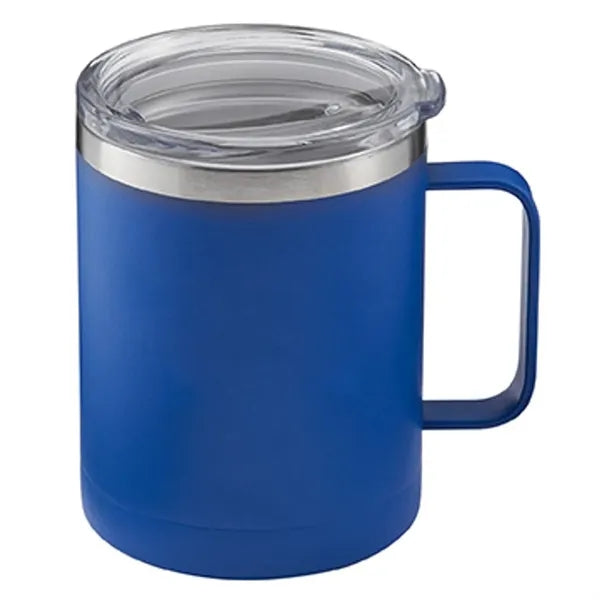 14 Oz. Powder Coated Stainless Steel Camping Mug