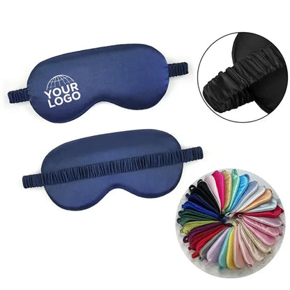 Soft Silk Lightweight  Eyeshade Elastic Strap Eye Masks