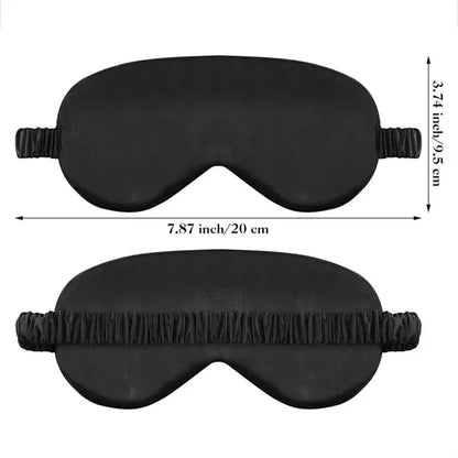 Soft Silk Lightweight  Eyeshade Elastic Strap Eye Masks