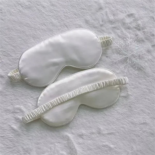 Soft Silk Lightweight  Eyeshade Elastic Strap Eye Masks