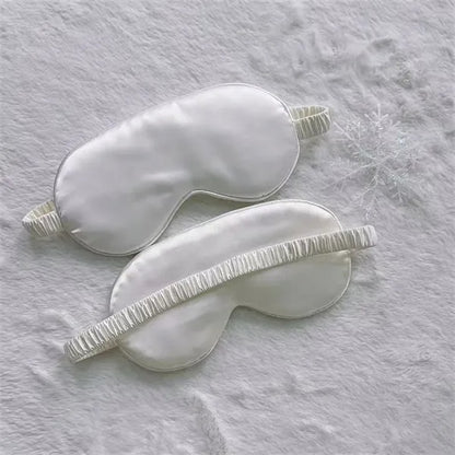 Soft Silk Lightweight  Eyeshade Elastic Strap Eye Masks