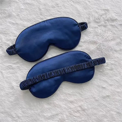 Soft Silk Lightweight  Eyeshade Elastic Strap Eye Masks