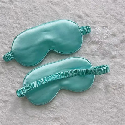 Soft Silk Lightweight  Eyeshade Elastic Strap Eye Masks