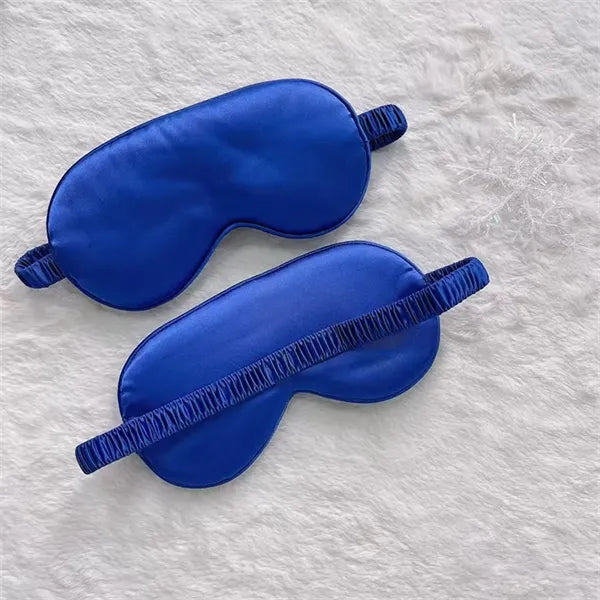 Soft Silk Lightweight  Eyeshade Elastic Strap Eye Masks