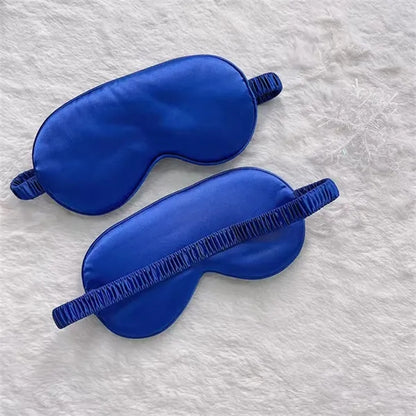 Soft Silk Lightweight  Eyeshade Elastic Strap Eye Masks