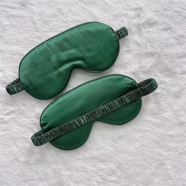 Soft Silk Lightweight  Eyeshade Elastic Strap Eye Masks