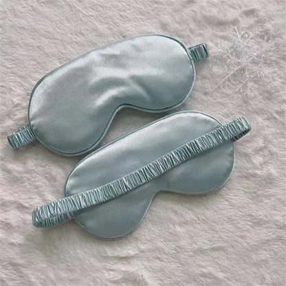 Soft Silk Lightweight  Eyeshade Elastic Strap Eye Masks
