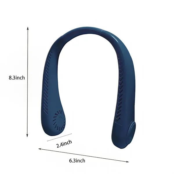 Portable Outdoor Rechargeable  Bladeless Wearable Neck Fan