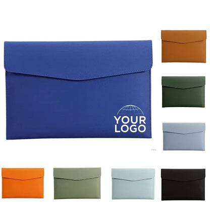Leather Envelope Case Large Capacity  Documents File Bag
