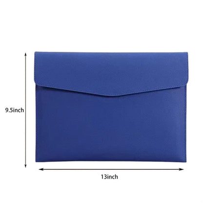 Leather Envelope Case Large Capacity  Documents File Bag