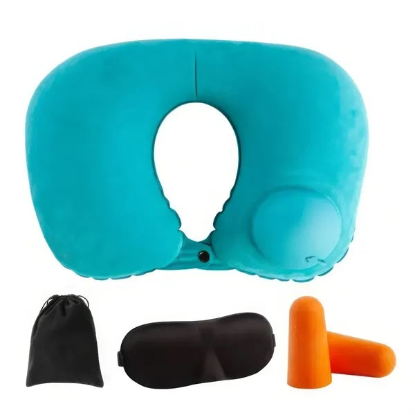 Earplug Eyeshade U-Shaped Portable  Neck Pillow