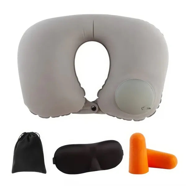 Earplug Eyeshade U-Shaped Portable  Neck Pillow