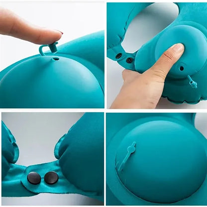Earplug Eyeshade U-Shaped Portable  Neck Pillow