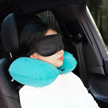 Earplug Eyeshade U-Shaped Portable  Neck Pillow