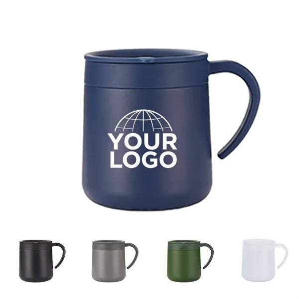 Office Stainless Steel Mug Household Handle Thermal Cups