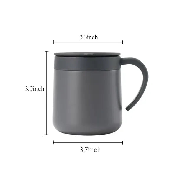 Office Stainless Steel Mug Household Handle Thermal Cups