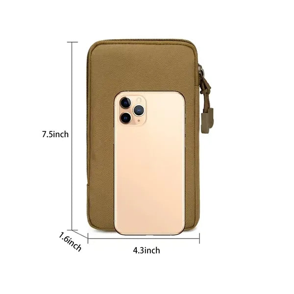 Outdoors Portable Waist Mobile Phone  Storage wallet