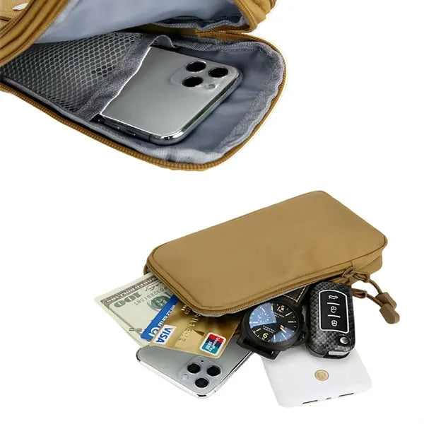 Outdoors Portable Waist Mobile Phone  Storage wallet