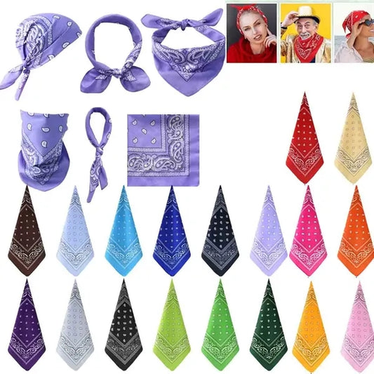 Unisex Paisley Bandana Headband