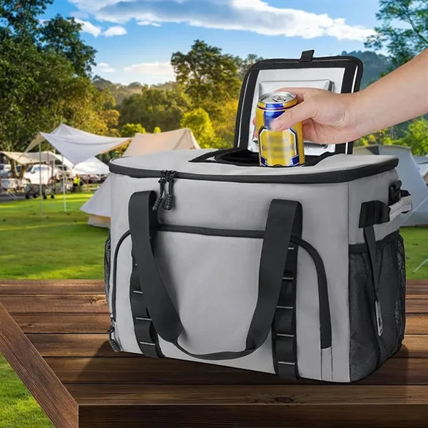 Portable leakproof large capacity camping soft cooler bag