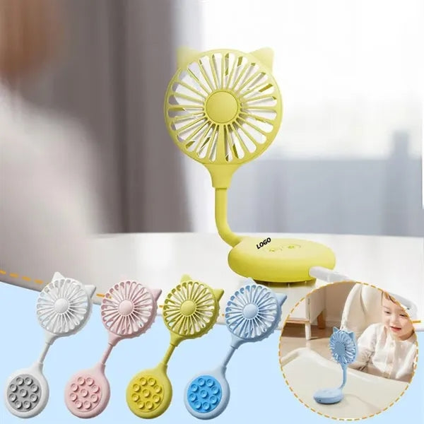 Portable Suction Cup Small Fan