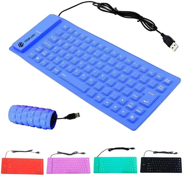 85-key computer ultra-thin silent silicone soft keyboard