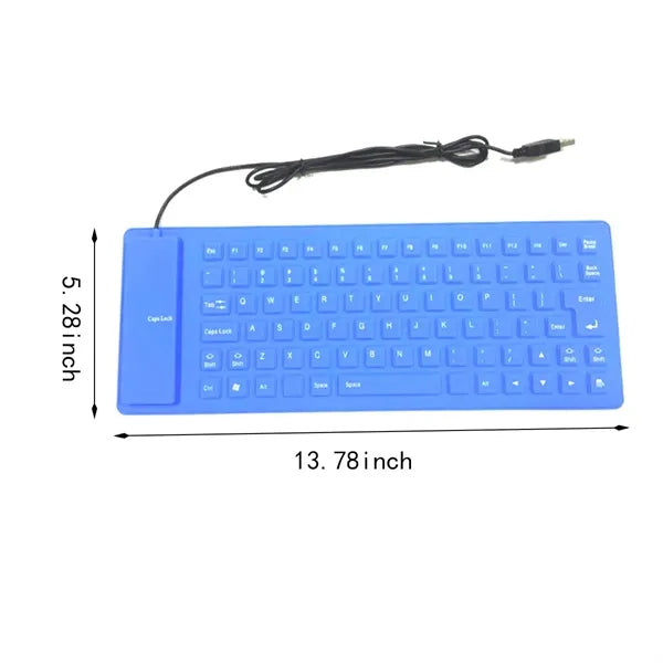 85-key computer ultra-thin silent silicone soft keyboard