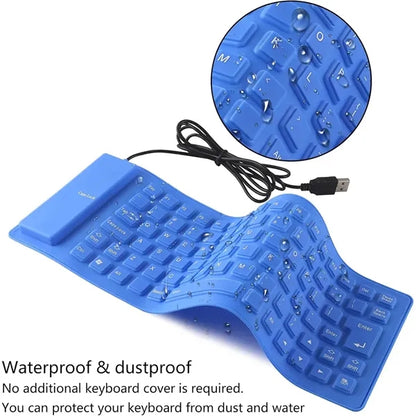 85-key computer ultra-thin silent silicone soft keyboard