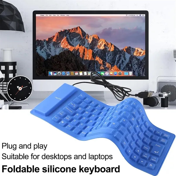 85-key computer ultra-thin silent silicone soft keyboard