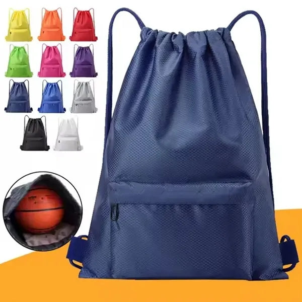 Oxford Sports Waterproof Drawstring Backpack Bag