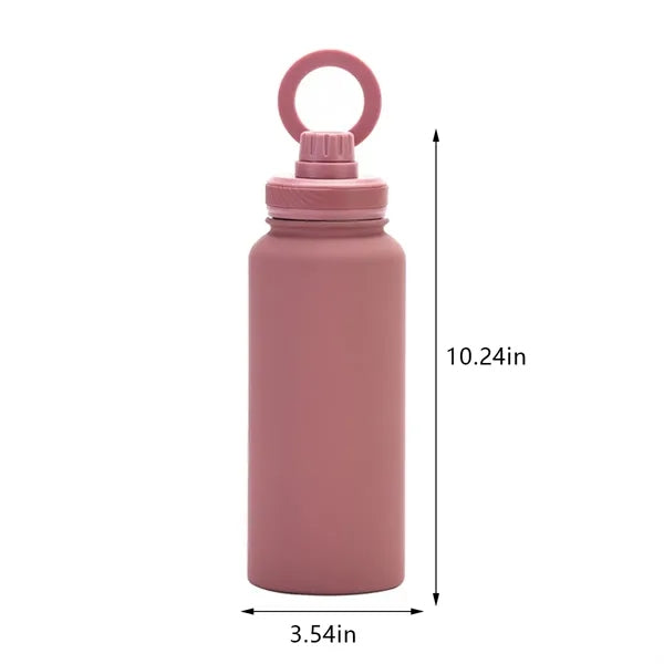 34oz Portable Outdoor Phone Magnetic Holder Insulated Cup