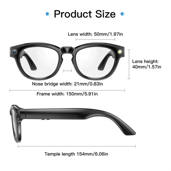 Smart Video Glasses with Camera