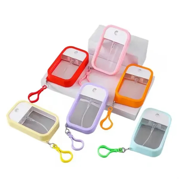 Portable 50ml Perfume Card Spray Bottle with Silicone Case