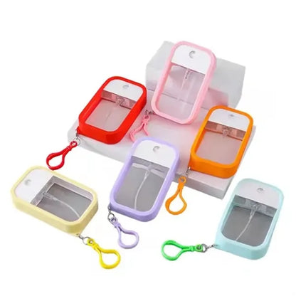 Portable 50ml Perfume Card Spray Bottle with Silicone Case