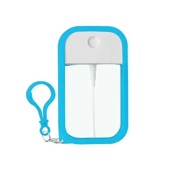 Portable 50ml Perfume Card Spray Bottle with Silicone Case