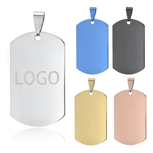 Metal Dog Keychain Tag