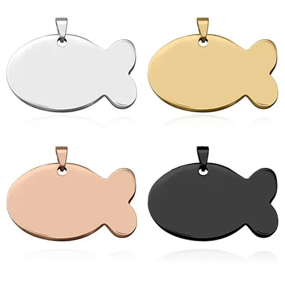 Metal Dog Keychain Tag
