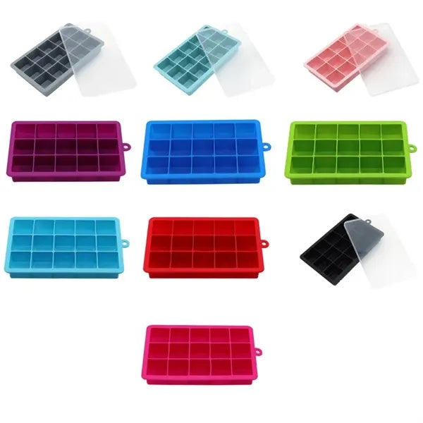 Silicone Ice Maker Mold with Lid