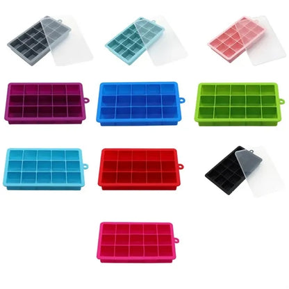 Silicone Ice Maker Mold with Lid