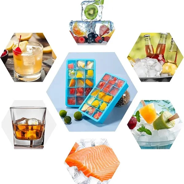 Silicone Ice Maker Mold with Lid