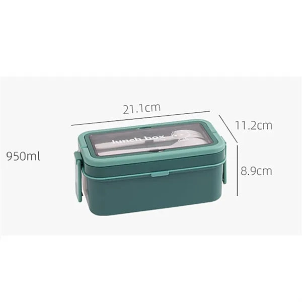 Portable Lunch Box with Cutlery Set