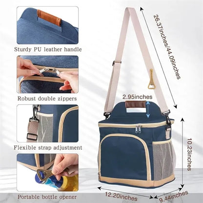 Oxford Picnic Cooler Bag with Strap