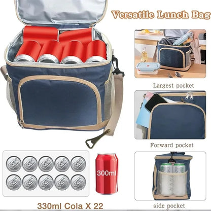 Oxford Picnic Cooler Bag with Strap