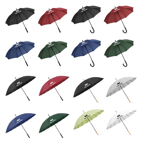 Windproof Large Logo Golf  Umbrella Adult Men Women Classic