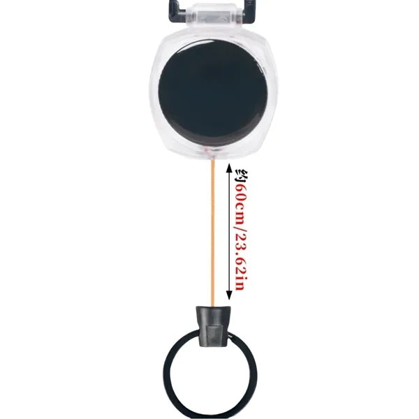 Outdoor Retractable Rope Keychain Easy Pull Badge Reel