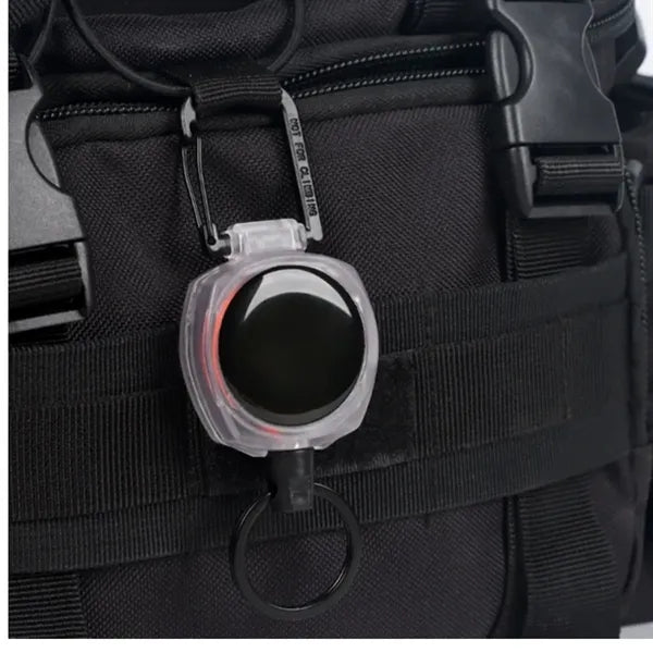 Outdoor Retractable Rope Keychain Easy Pull Badge Reel